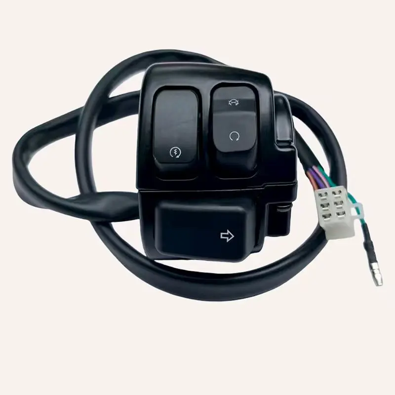 دراجة نارية سوداء 1 "المقود بدوره إشارة التحكم التبديل ل هارلي XL883 96-13 سبورتستر داينا V-ROD سوفتيل