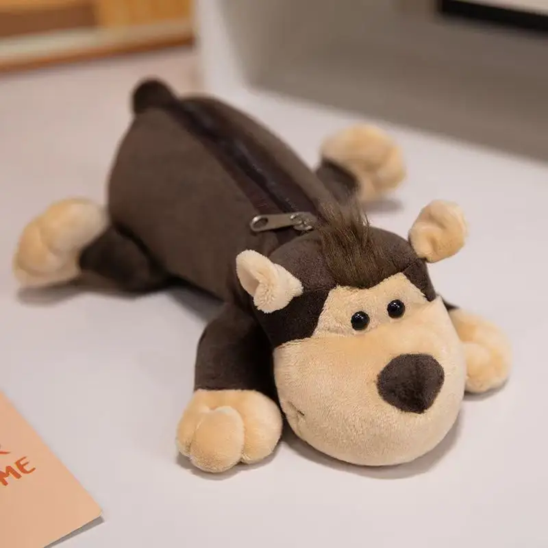 26cm nowy piórnik ze zwierzętami pluszowa zabawka figurka kreskówka anime uroczy prezent urodzinowy dla dzieci zabawna lalka