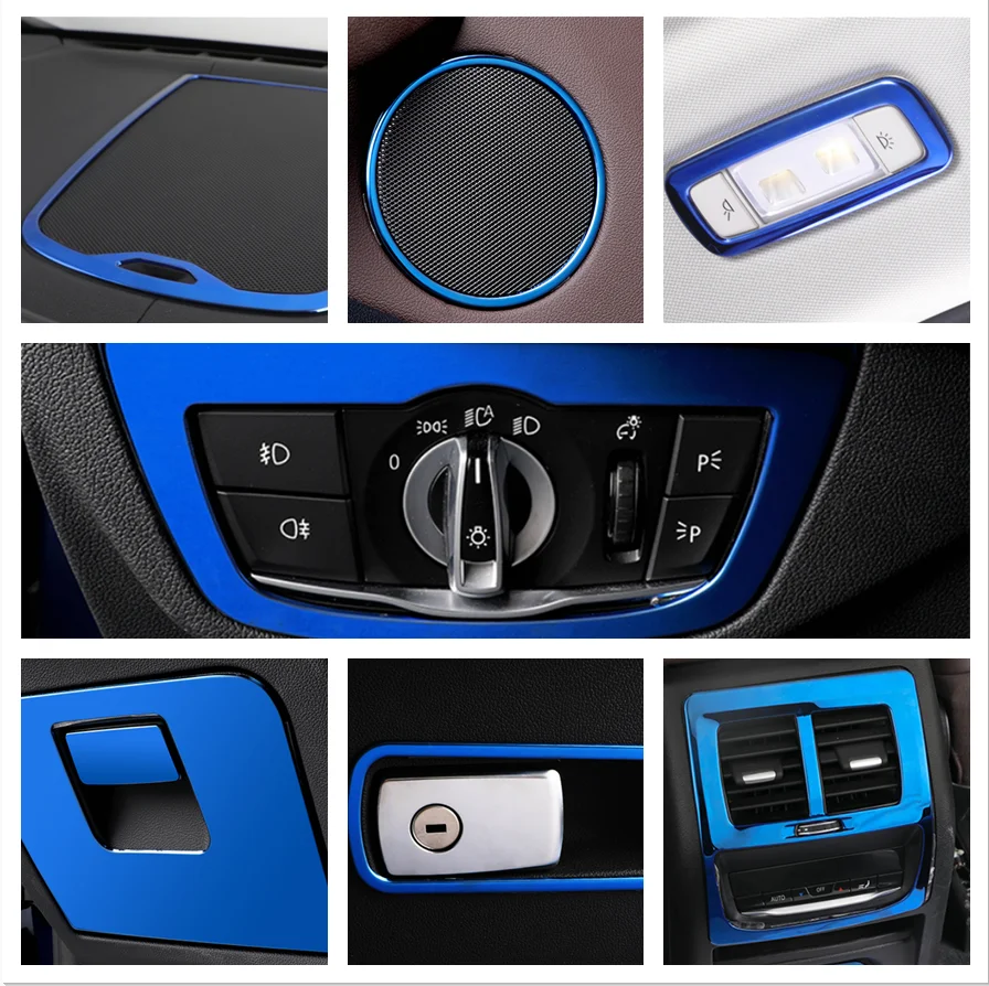 

For BMW X3 G01 X4 G02 2018 2019 2020 2021 Interior Accessoires Matte Decoration Cover Trim Car Styling