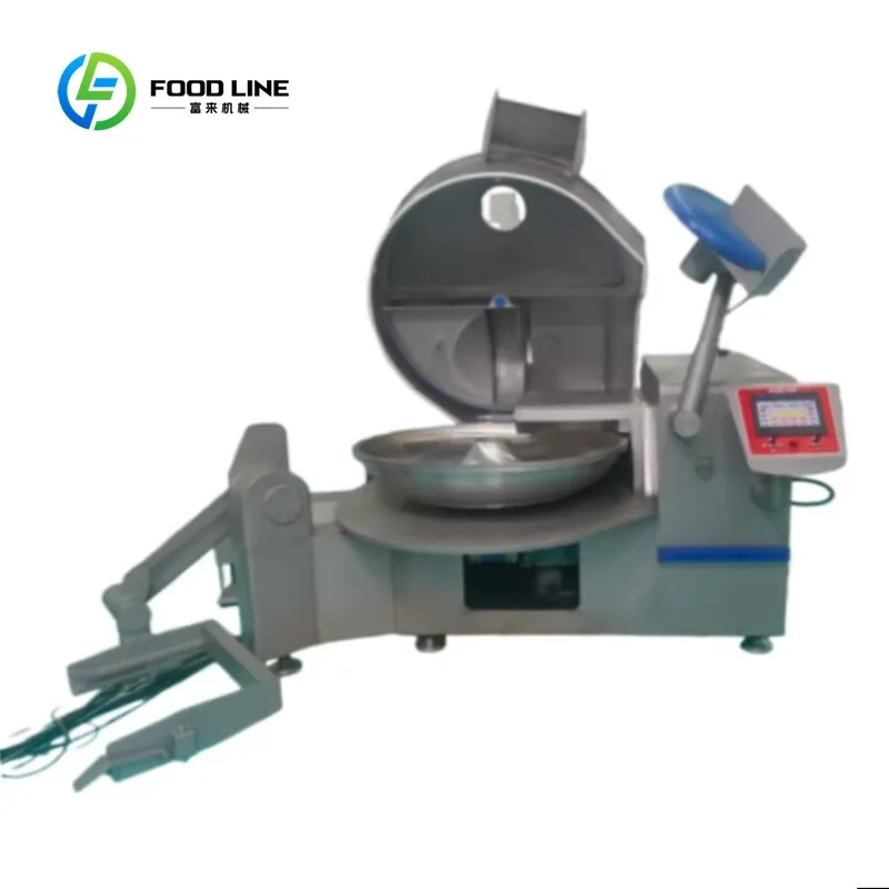 High Speed Meat Emulsify Bowl Cutter, Large Capacity for Sausage & Meatball Stuffing Production, FL Customized Wholesale