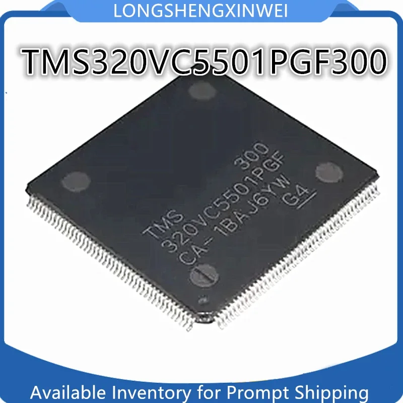 1PCS New Original TMS320VC5501PGF300 TMS320VC5501PGF QFP176 Digital Signal Processor IC in Stock