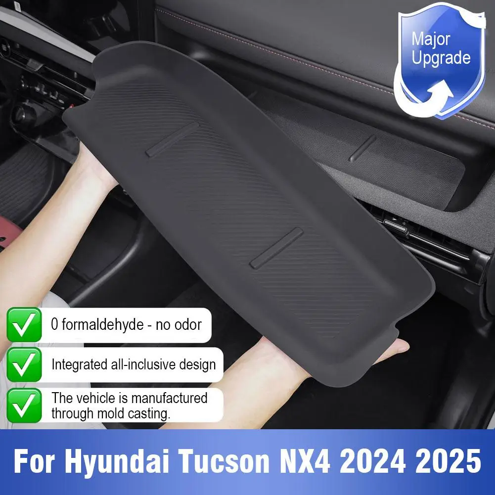 

For Hyundai Tucson NX4 2024 2025 Silicone Front Passenger Anti-Slip Dashboard Interior Auto Decoration Accessories Protect X6M4