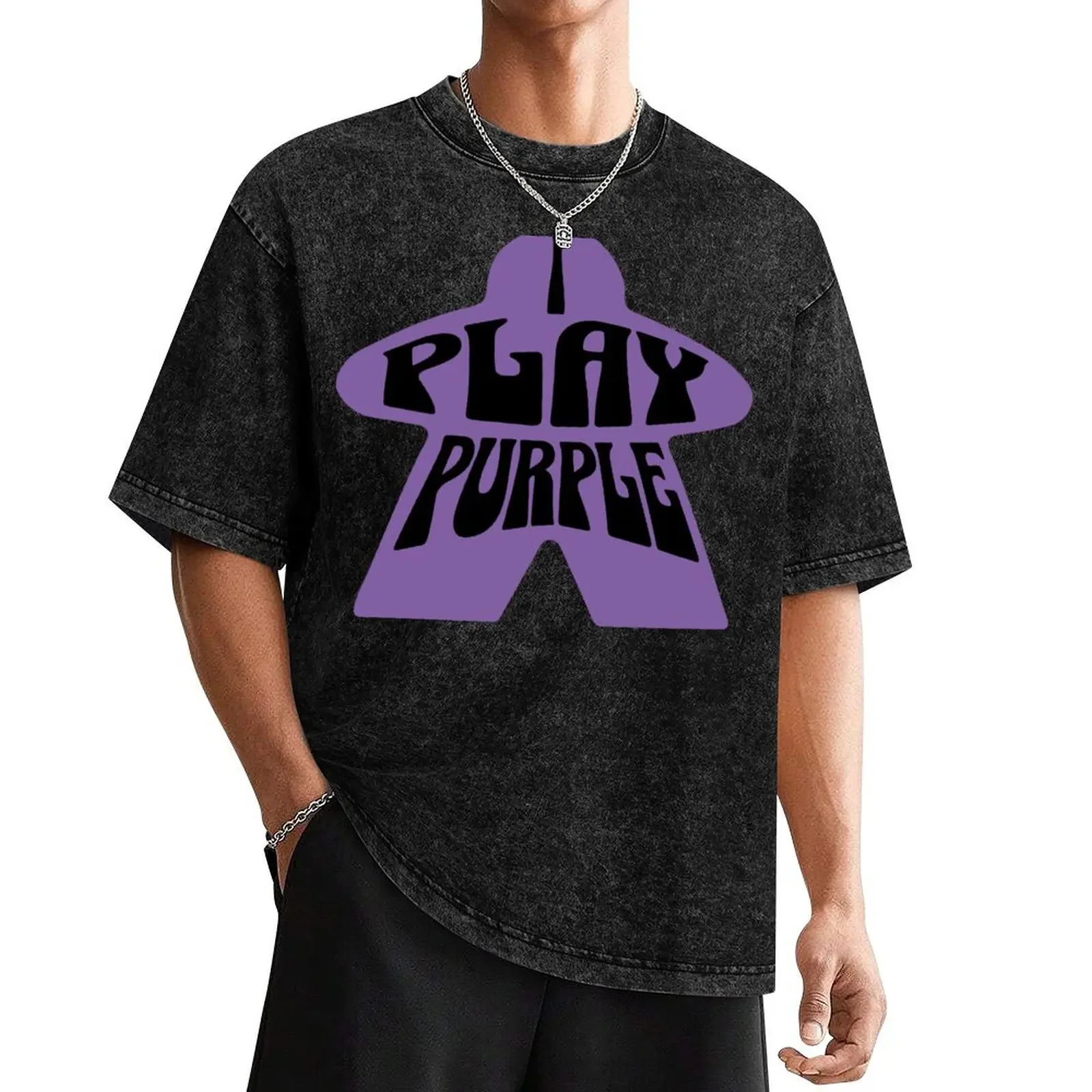 I Play Purple. Purple Reign - Board Game Enthusiasts, I Rule with Purple. T-Shirt Blouse heavyweights new edition shirts men