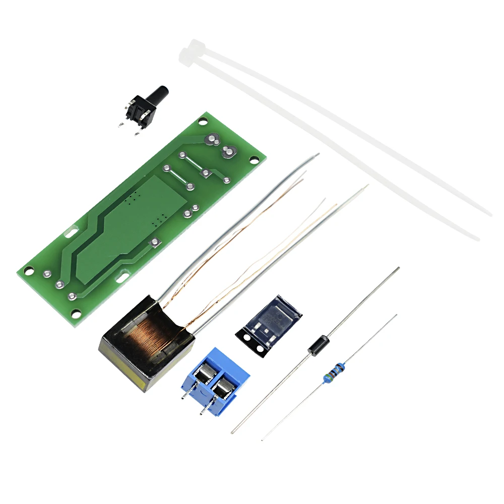 DC3-5V DIY Kit High Voltage Generator Arc Igniter Lighter Kit for DIY Electronic Production Suite