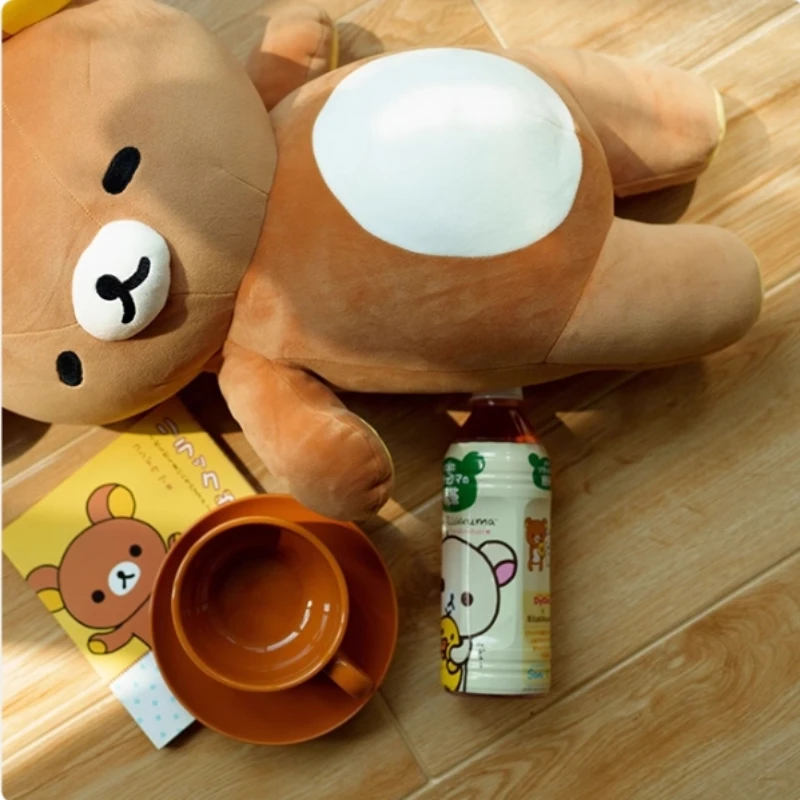 36-72 سنتيمتر لطيف الكرتون الدهنية Rilakkumas ألعاب من نسيج مخملي دمية النوم عناق وسادة وسائد أريكة ديكور السيارات الداخلي هدايا عيد