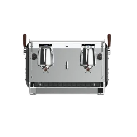 Dual Group Commercial Espresso Machine with 2*0.5L Saturated & 3.0L Heat Exchange Boilers Italian Rotary Pump