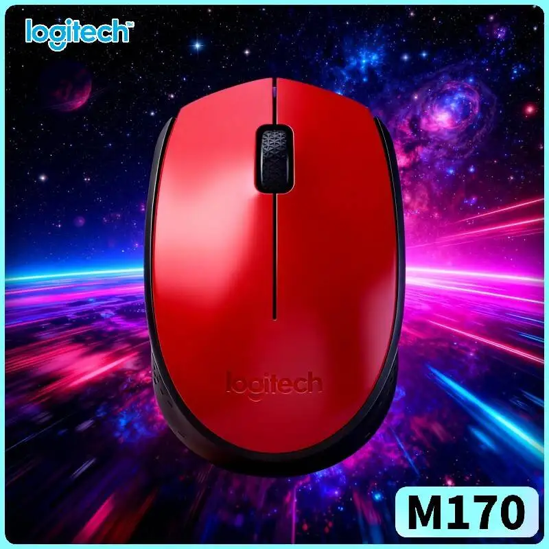 

Consistent-Performance Logitech M170 Wireless Optical Mouse 2.4GHz 1000DPI 12-Month Battery for Multi-Device Use