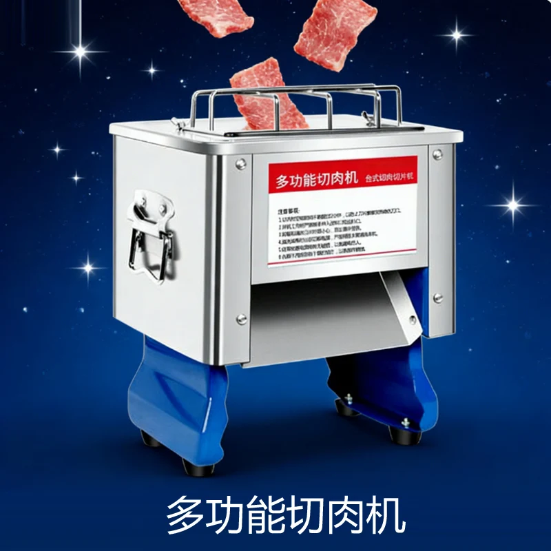 

Commercial Mini Desktop Electric Food Slicer Vegetable and Fruit Slicer Fresh Meat Slicer