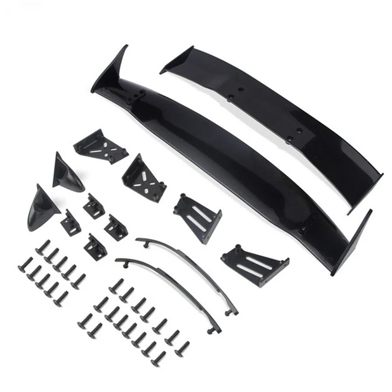 Hot Koop 4X Voor 1/10 RC Racing Drift Auto Achtervleugels Drift Road Body Spoiler Wing Universele Onderdelen Accessoires