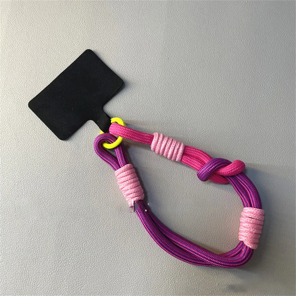 Coloful Mobile Phone Knot Korean Portable Phone Hand Bracelet Chain Cute Anti-loss for iPhone 15 14 Pro Max/Samsung Flip 4