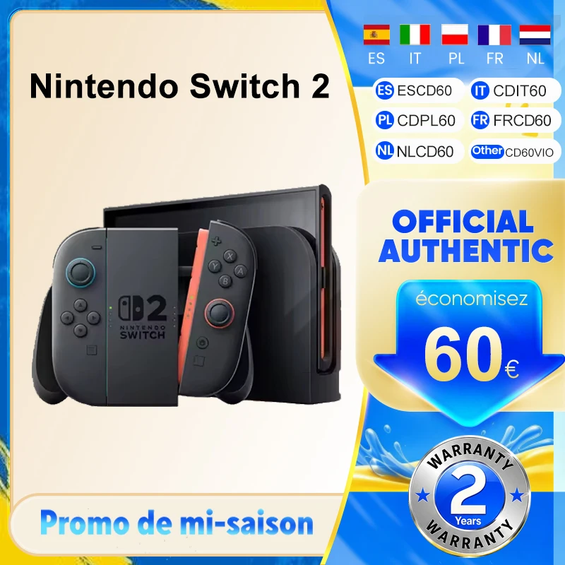 100% Original Nintendo Switch 2 7.9'' Screen Joy‑Con Handle