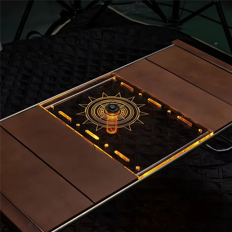 Прозрачная акриловая прозрачная столешница PORK-One для кемпинга на открытом воздухе, утолщенная доска