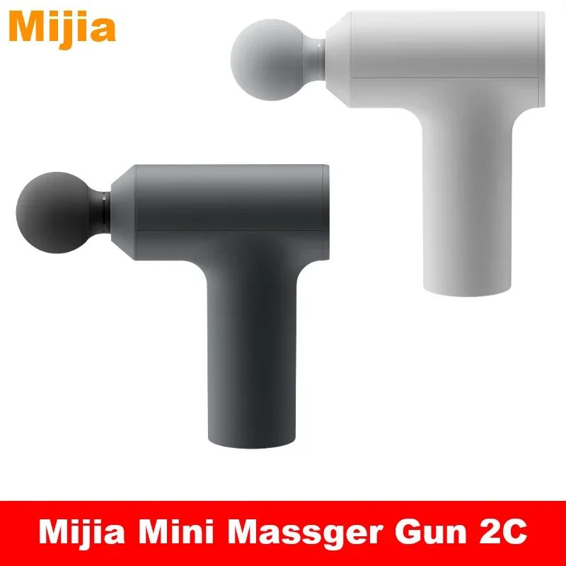 masseur-de-poche-xiaomi-mijia-mini-fascia-gun-2c-force-de-poussee-12-kg-memoire-de-reglage-intelligent-350-g-portable-2500-tr-min-haute-vitesse-pour-hommes-et-femmes