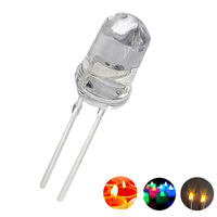3mm 5mm Yellow Flicker Flickering LED Diodes Candle Led Flicking Lights Clear Round Lens Intermitente Flame Light Emitting Diode