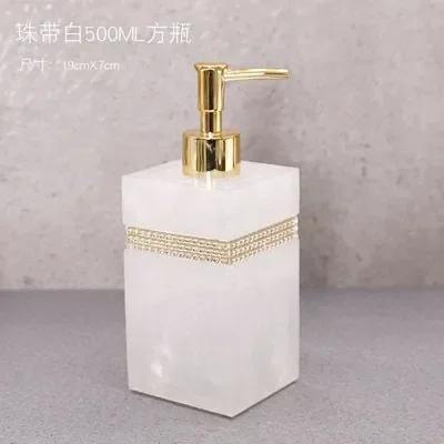 Bathroom Set Accessories 500ml Soap Dispenser Toothbrush Holder Kit Home Decoration Soap Dish Tissue Boxes Toothpick Holder