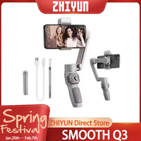 ZHIYUN SMOOTH Q3 3-Axis Phone Gimbals Stabilizer Portable Selfie Stick Smartphone for iPhone 14 pro max/Xiaomi/Huawei