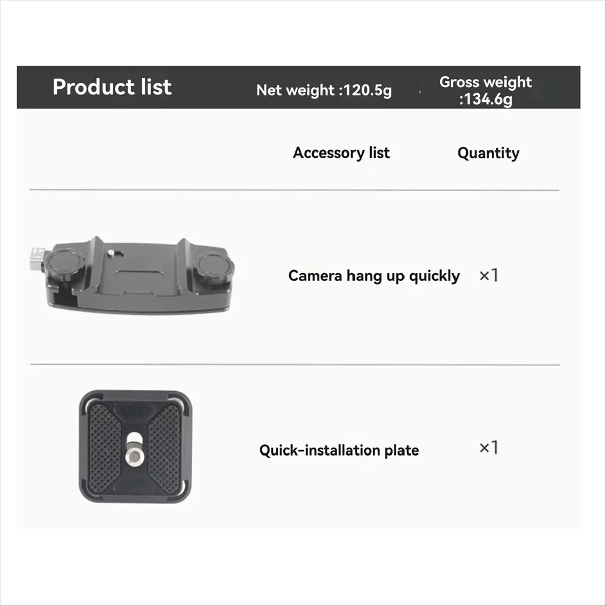 Kit de Correa para Mochila con Clip para Cámara M05K y Placa de Liberación Rápida para DSLR, Compatible con Arca Swiss, Sony, Nikon, para Fotografía al Aire Libre