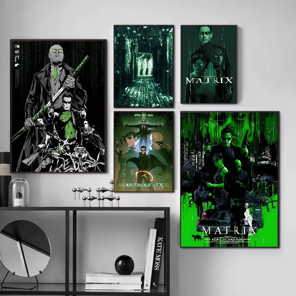 فيلم لزجة مصفوفة المشارك ذاتية اللصق الفن ملصق مضاد للمياه مقهى النوم غرفة جدار ديكور #3