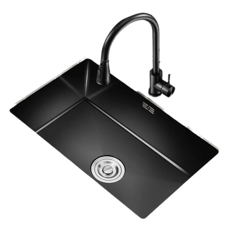 

Black nano sink, stainless steel, kitchen sink, sink