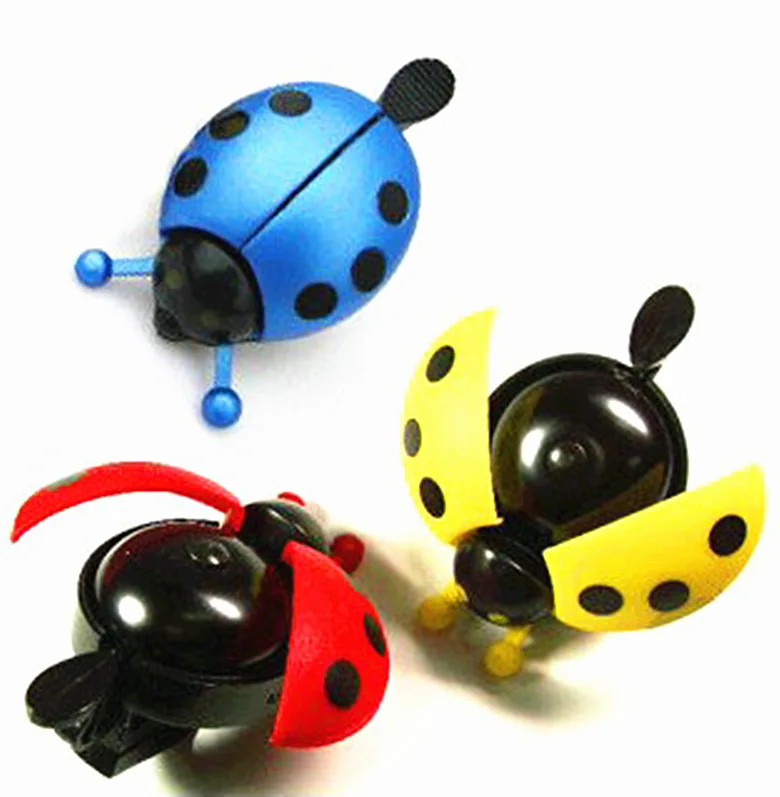 Bicycle Bell Cartoon Beetle Ladybug Cycling Bell for Lovely Kids Bike Ride Horn Alarm Bicycle Accessories