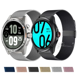 For TicWatch Pro 5 Enduro Strap Stainless Steel Replacement Wristband Bracelet For TicWatch Atlas Watch Band Correa Accessories