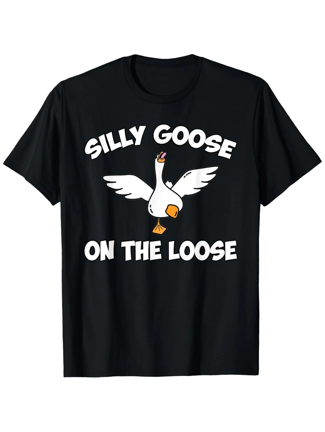 

Silly Goose Shirts Funny Shirts for Men Graphic Tees Men T-Shirt Suitable for Mens Womens Outdoor T-Shirt 100%cotton