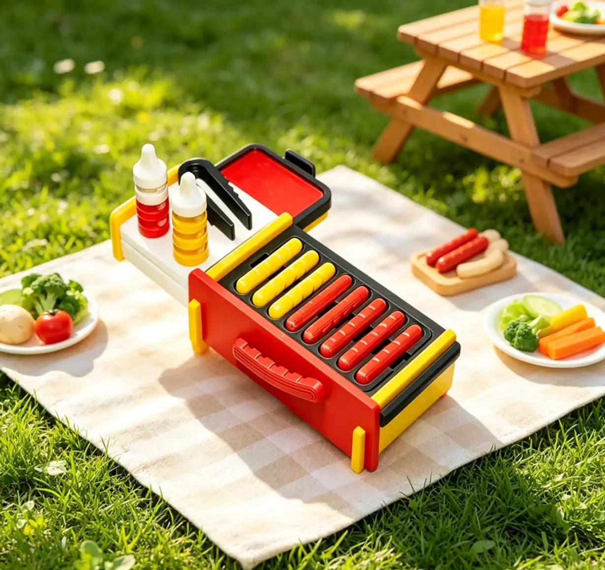 Mini Hot Dog Roller Machine,Dollhouse Furniture Accessory,MiniatureFood Play Prop for PretendPlay Diorama Scene&HandmadeDIYDecor