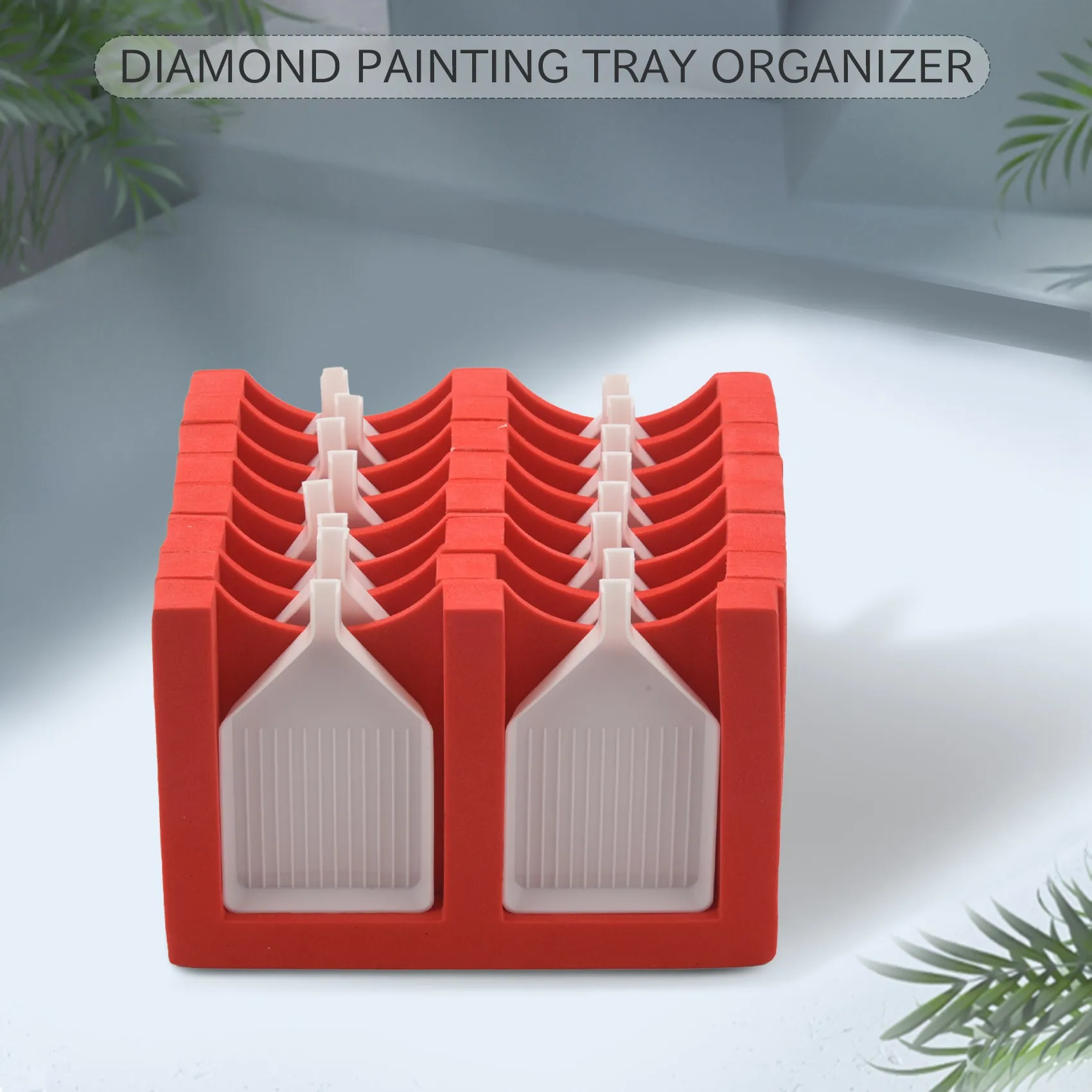 

Upgraded 16 Slots Diamond Painting Tray Organizer Diamond Painting Accessories Tray Diamond Painting Tools Kits Organizer