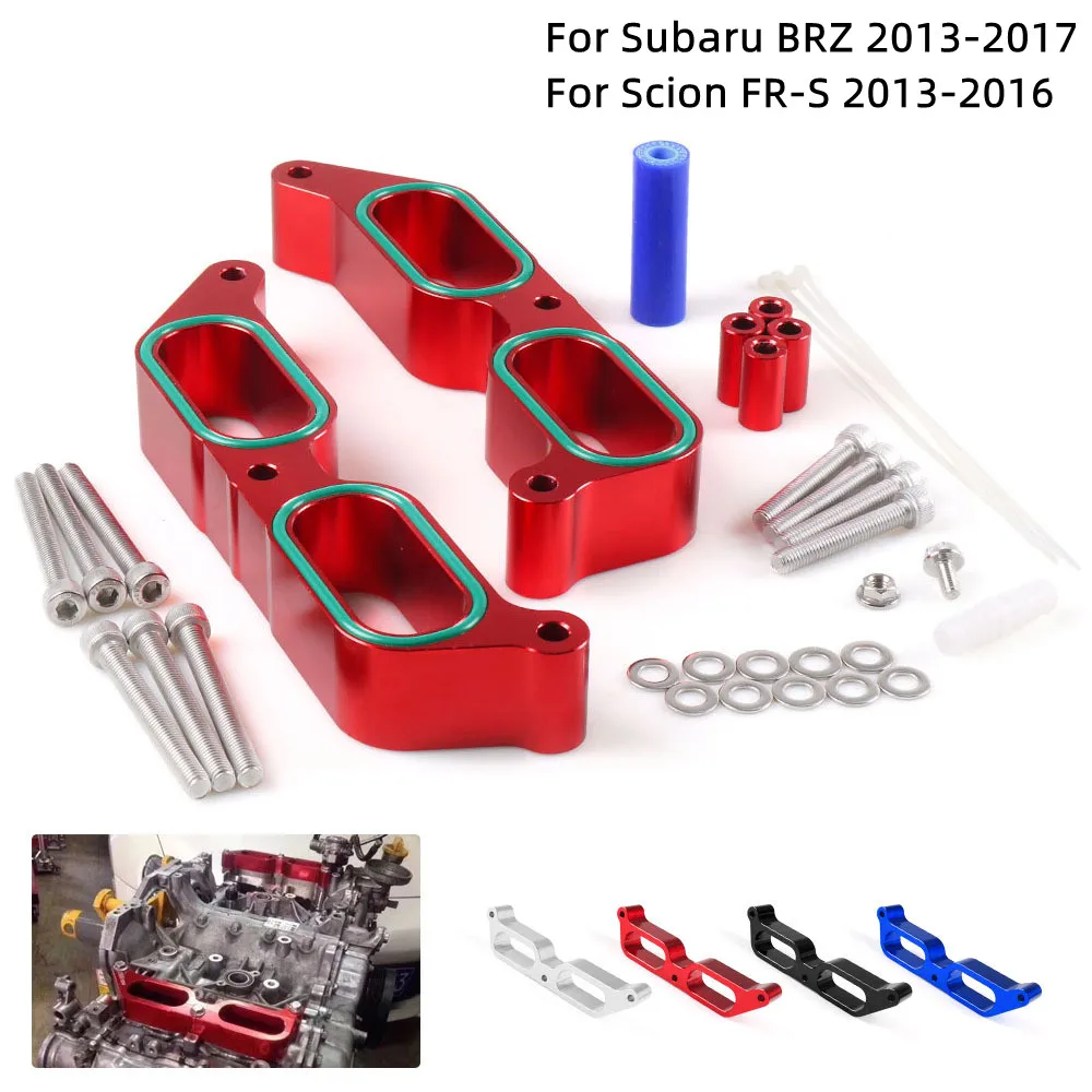 

For 2013-2017 Subaru BRZ Scion FR-S Power Block Intake Manifold Spacers Red