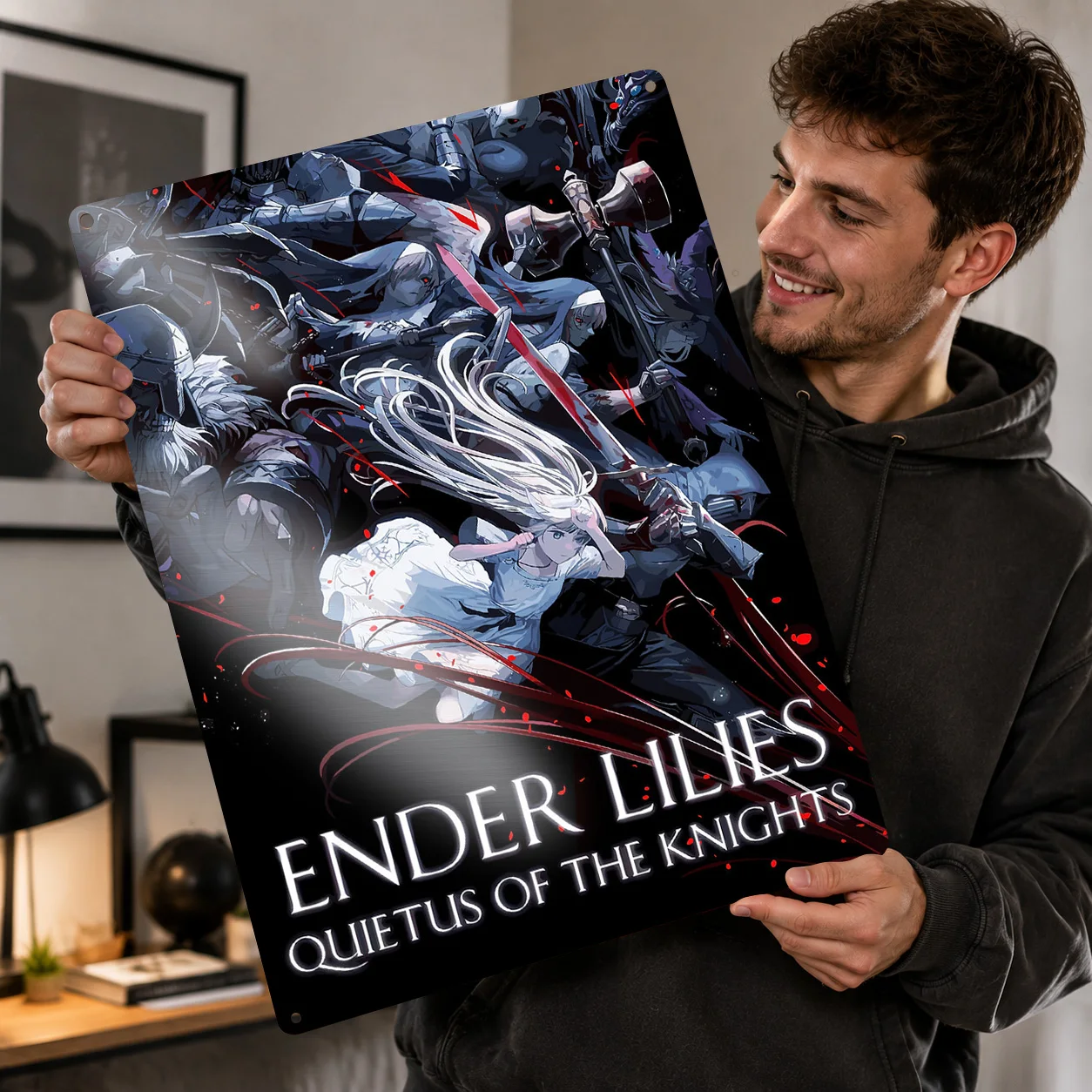 Ender Lilies Metal Poster Perfect Gift for Fans Lovers Personalized Wall Art Metal Sign for Home Decor Room Accessories House