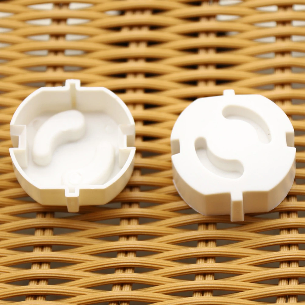 

20pcs Power Outlet Cover For Eu Standard Socket Abs Baby Proofing Safety Plug Leakage Protection Fire Dust Moisture Child