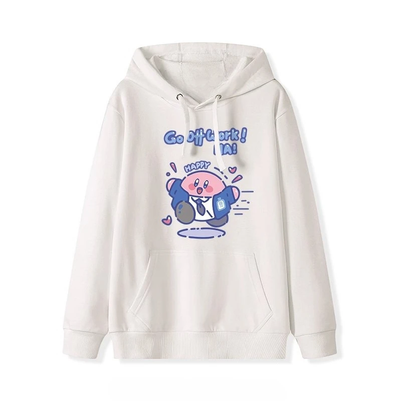 

2025 Japanese Cute Cartoon Star of Kirby Printing Sweater Men and Women Couples Wearing Hooded Loose Tide Couple School hoodie