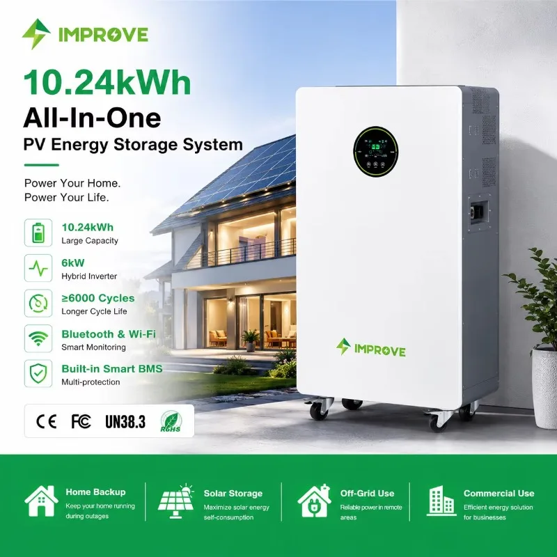 LiFePO4 51.2V Split 16kWh 32kWh Trolley IP54 Hybrid Grid Wall-Mounted Home Storage Lithium Ion Battery Solar Systems 10-Year