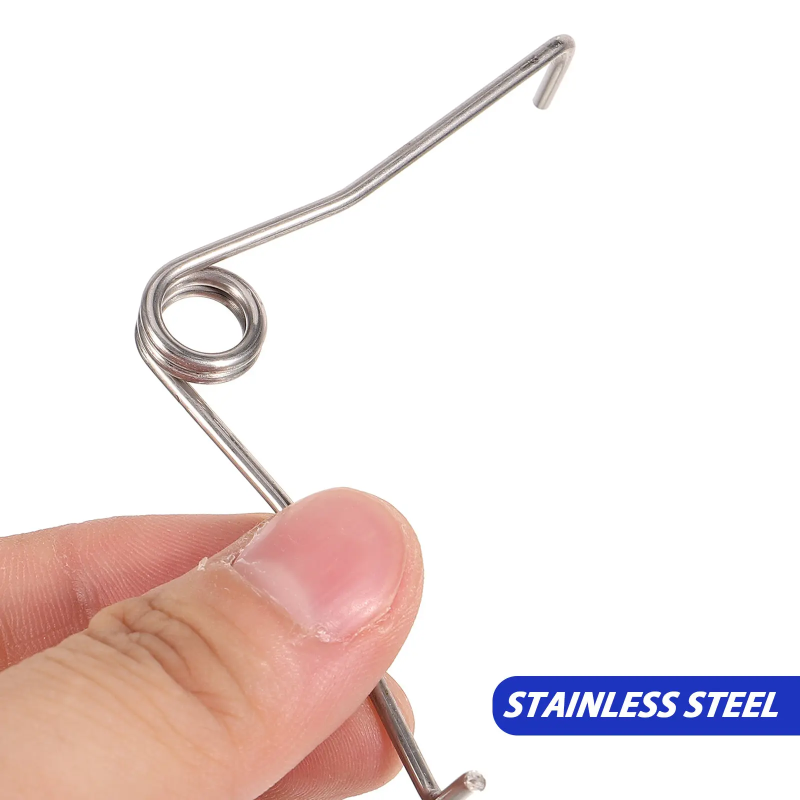 20Pcs High Strength Steel Pruning Shear Springs Left and Right Bent Torsion Design for Garden Pruners Replacement Spring