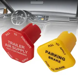 Air Brake Knobs Replacement Accessories Trailer Air Supply Mv-3 Knob for Peterbilt Kenworth Volvo 298818 298817 Semi Trucks