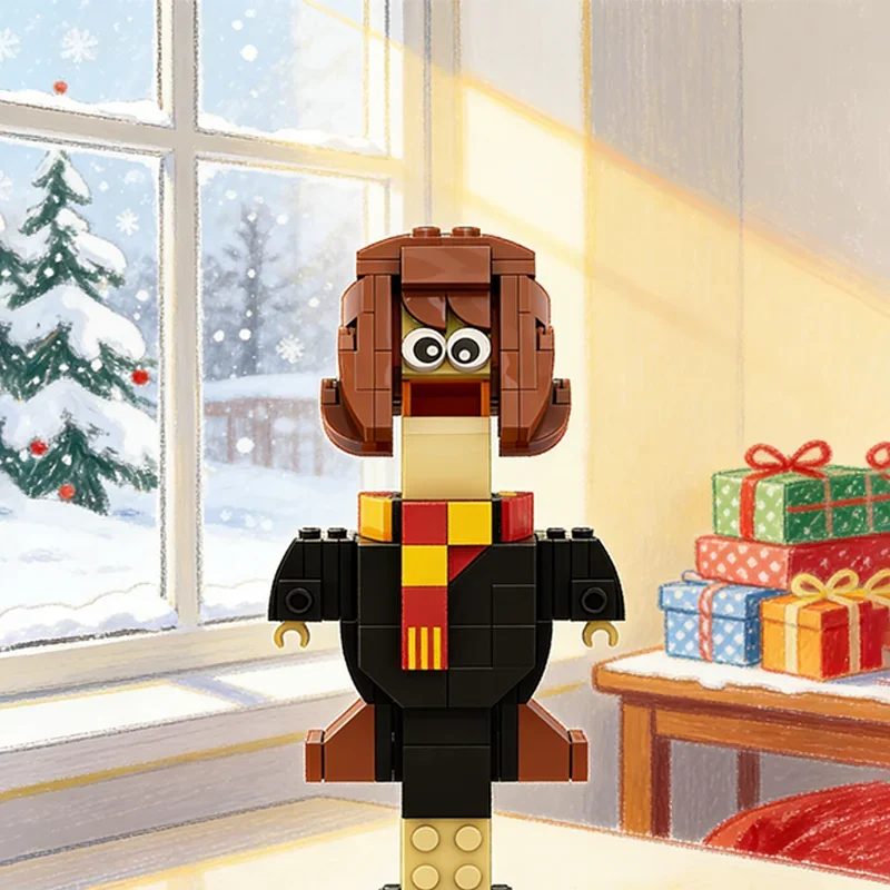 

123pcs MOC The Worlds Brightest Witch Harry Model Building Blocks Construction Creative Toy Education Brick Christmas Gifts