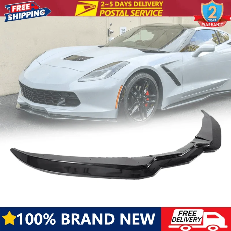 

Front Bumper Lip Splitter For Corvette C7 STG Stage 2 Z06 2014~2019 Auto Exterior Modification Decoration Parts