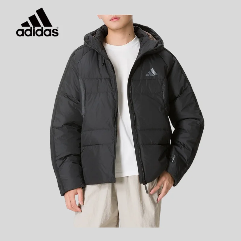 Adidas Down Jacket Men's 2026 Autumn and Winter New Thermal Sportswear Down Cotton Jacket KW4687