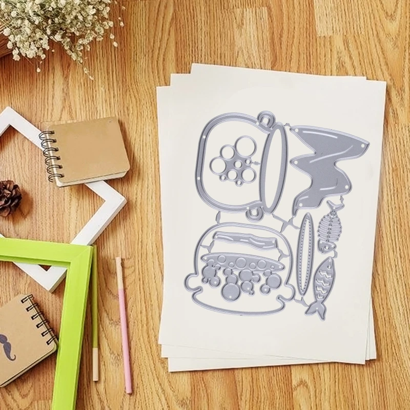 ฮาโลวีนหม้อ Shaker ตัดโลหะตาย Stencils สำหรับ DIY Scrapbooking Decor