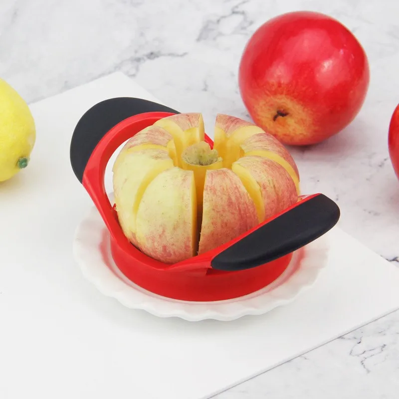 Upgrade Apple Slicer Fruit Cutter Stainless Steel Apple Knife Multifunctional Corer Kitchen Easy To Use Tool Peeler Apple Slicer