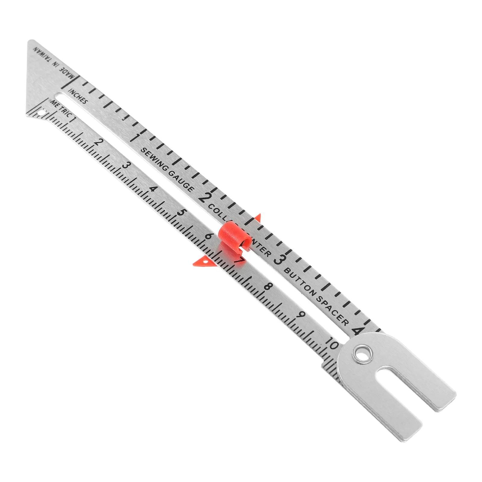 

Patchwork Ruler Sewing Gauge Crafting Tool Seam Quilting Knitting Sliding Measuring Manual Clear Mark Line Easy Use Fabric