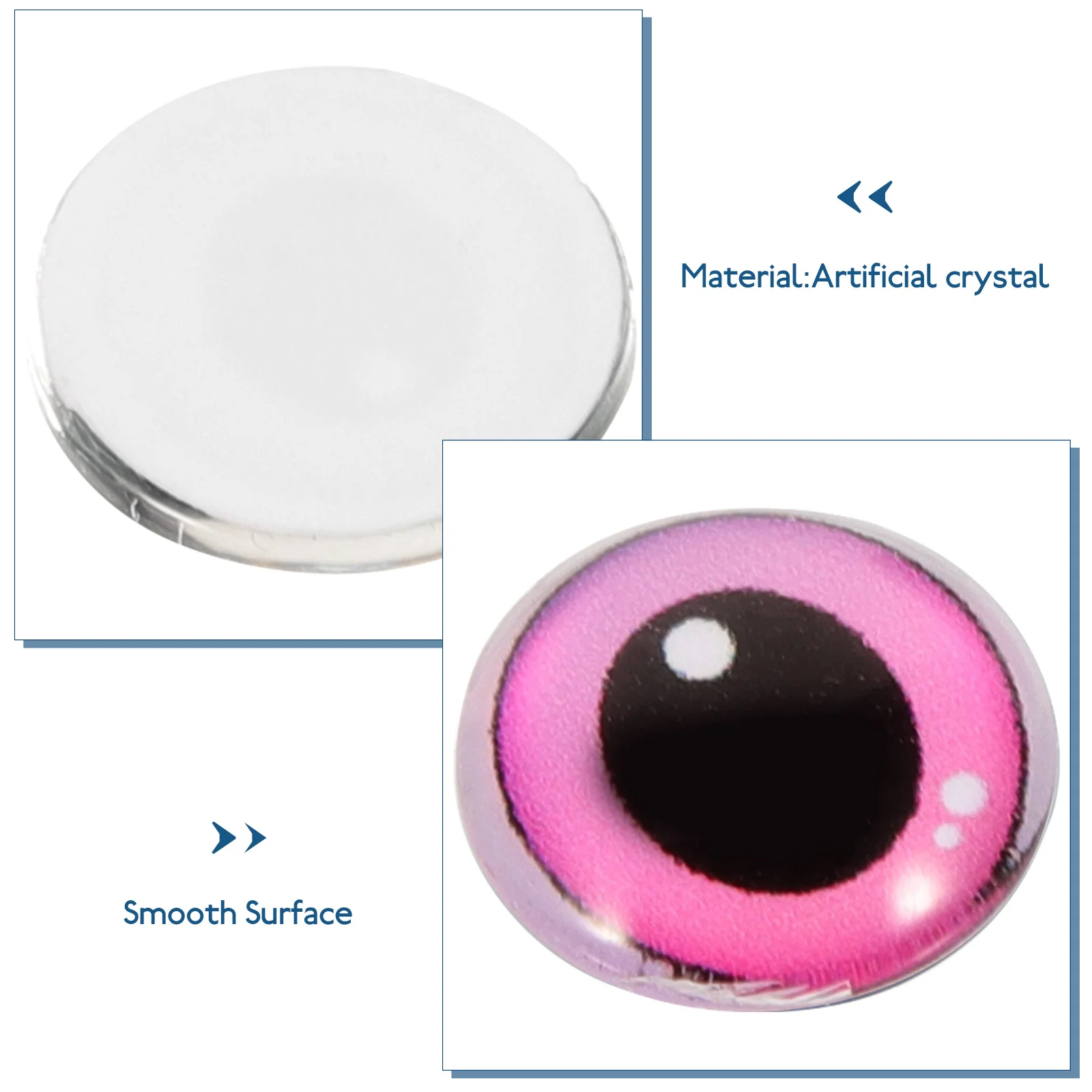 

100 Pcs Decoration Fake Eye Crafts Eyeballs for Realistic Halloween Eyes Ornaments Handmade