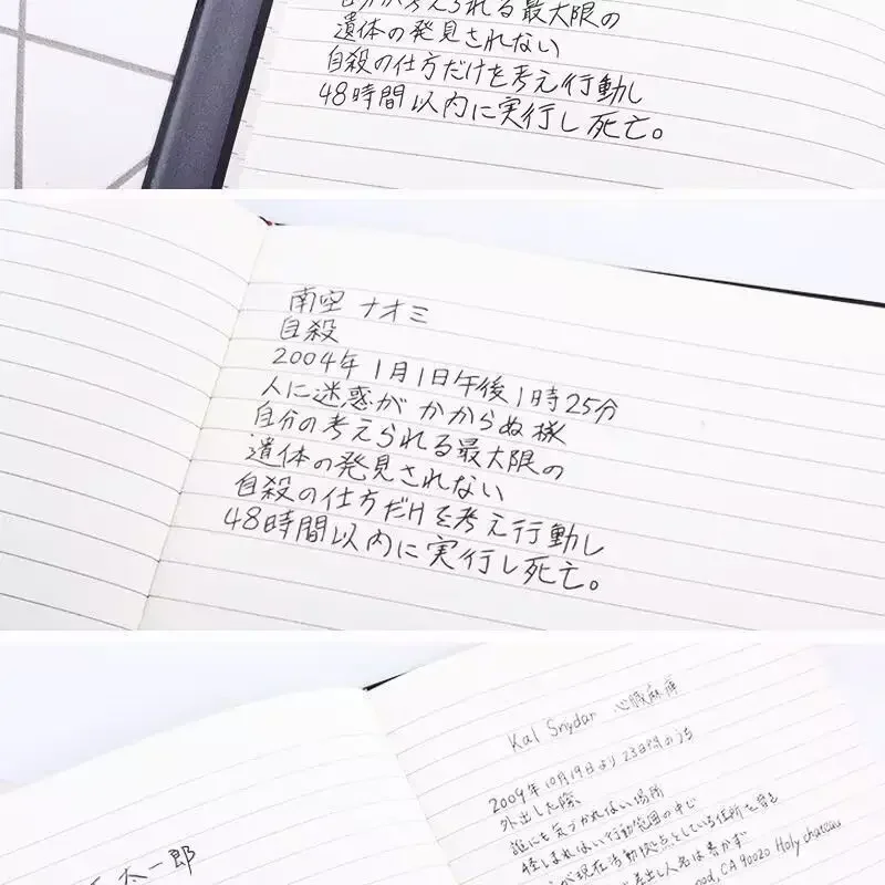 Death Note Anime Notebook, Light Yagami Character Prop Book, Collector's Item for Fans, Manga Replica Diary view 5