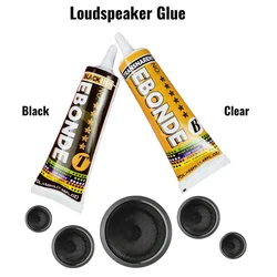 Loud Speaker Repair Glue Foam Side Dust Cap Rubber Edge Cone Basin Strong Adhesive 15/50/80ML Black / Transparent