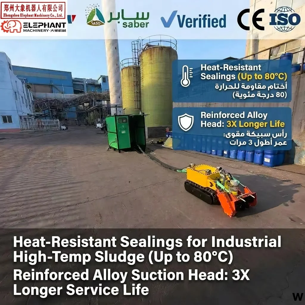 PLC Controlled Hydraulic Driven Horizontal Auger Head High Flow Rate Sludge Wireless Remote Control Silt Cleaning Machine