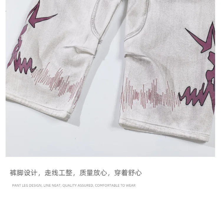 Herenmode losse pasvorm Y2K jeansbroek Hoge streetwear hiphop cargo-denimbroek met meerdere zakken Baggy beenjeans voor mannen