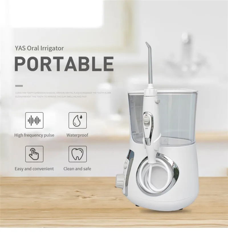 Desktop Tooth Flusher, Household Tooth Scrubber, Multi-functional Water Floss Rinse Tooth Machine, Clean and Protect The Gums