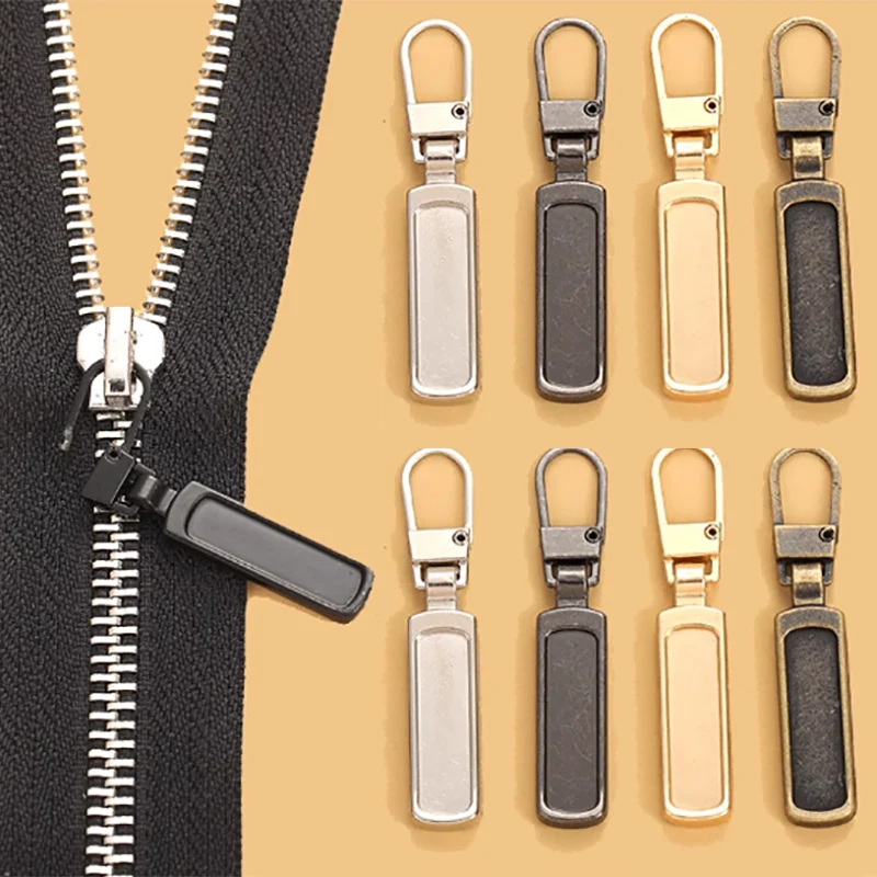

5-20Pcs Detachable Universal Zipper Puller Replacement Tab Zippers Head Sliders Repair Kit For Suitcases Bags Clothing Sewing