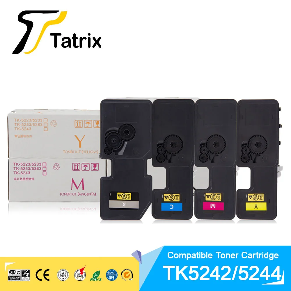

Tatrix KYOCERA TK-5242 TK-5244 Toner Cartridge Compatible For KYOCERA ECOSYS M5526CDN/M5526CDW/P5026CDN/P5026CDW Printer