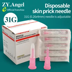 Disposable Medical 31G SmallNeedle Painless Superfine Independent Sterile Packaging Cosmetic Surgery Adjusting Injection Needle